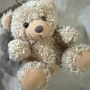Teddy Bear Brown Plush Keychain